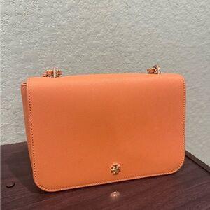 Tory Burch Vibrant Orange Crossbody Bag